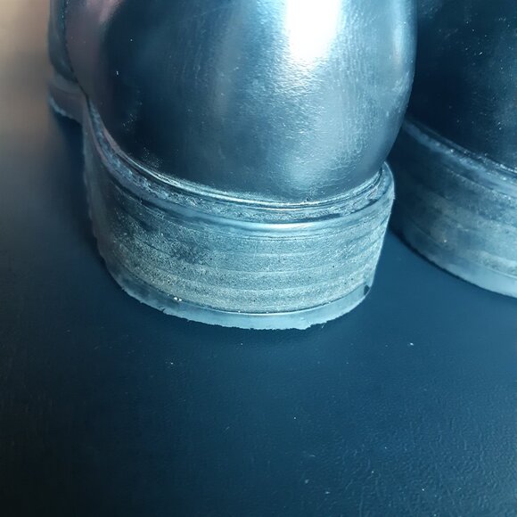 Blondo Valerio SZ 10M Men's Black Leather Short Zippered Dress Boots - Picture 10 of 16